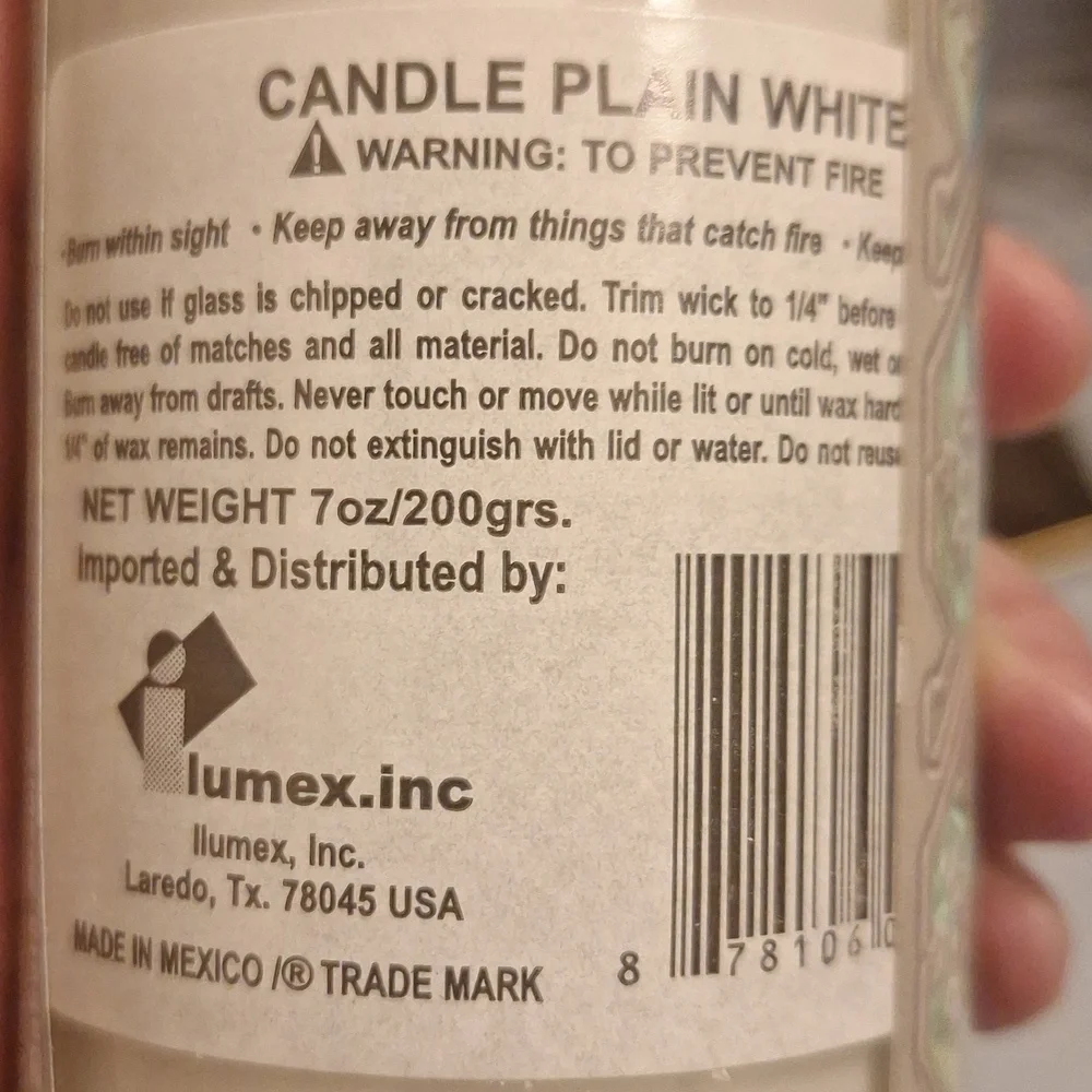 Homemade prayer candle The Shark